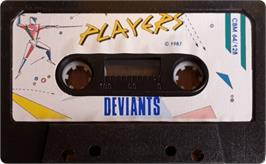 Cartridge artwork for Deviants on the Commodore 64.
