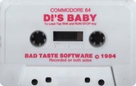 Cartridge artwork for Di's Baby on the Commodore 64.
