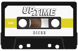 Cartridge artwork for Dicee on the Commodore 64.