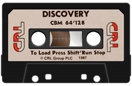 Cartridge artwork for Discovery on the Commodore 64.