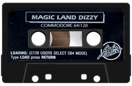 Cartridge artwork for Dizzy 4 - Magicland Dizzy on the Commodore 64.