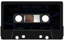 Cartridge artwork for Dizzy 6 - Prince Of The Yolkfolk on the Commodore 64.