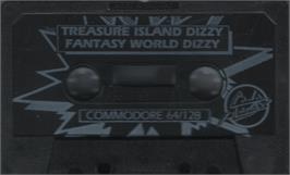 Cartridge artwork for Dizzy Collection on the Commodore 64.