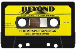 Cartridge artwork for Doomdark's Revenge on the Commodore 64.