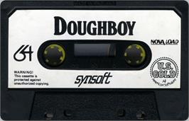 Cartridge artwork for Doughboy on the Commodore 64.