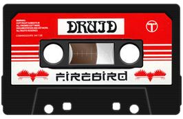 Cartridge artwork for Druid on the Commodore 64.