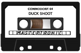 Cartridge artwork for Duck Shoot on the Commodore 64.