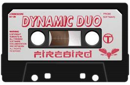Cartridge artwork for Dynamic Duo on the Commodore 64.