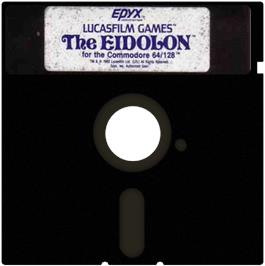 Cartridge artwork for Eidolon, The on the Commodore 64.