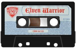 Cartridge artwork for Elven Warrior on the Commodore 64.