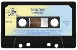 Cartridge artwork for Endzone on the Commodore 64.