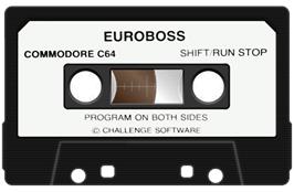 Cartridge artwork for Euro Boss on the Commodore 64.