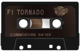 Cartridge artwork for F1 Tornado on the Commodore 64.
