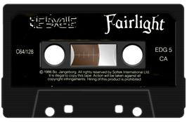 Cartridge artwork for Fairlight: A Prelude on the Commodore 64.