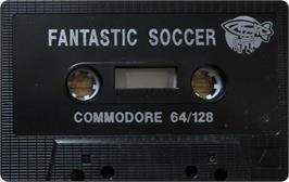 Cartridge artwork for Fantastic Soccer on the Commodore 64.