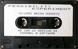 Cartridge artwork for Feasibility Experiment on the Commodore 64.