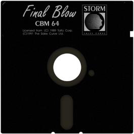 Cartridge artwork for Final Blow on the Commodore 64.