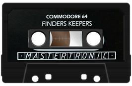 Cartridge artwork for Finders Keepers on the Commodore 64.
