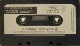 Cartridge artwork for First Moves on the Commodore 64.