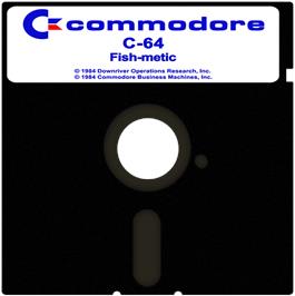 Cartridge artwork for Fish-metic on the Commodore 64.