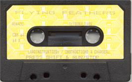 Cartridge artwork for Flying Feathers on the Commodore 64.