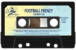 Cartridge artwork for Football Frenzy on the Commodore 64.