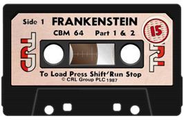 Cartridge artwork for Frankenstein (CRL) on the Commodore 64.