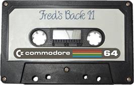 Cartridge artwork for Fred's Back 2 on the Commodore 64.