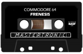 Cartridge artwork for Frenesis on the Commodore 64.