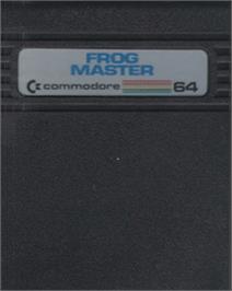 Cartridge artwork for Frog Master on the Commodore 64.