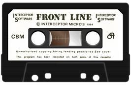 Cartridge artwork for Front Line (Compute!) on the Commodore 64.