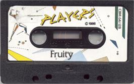 Cartridge artwork for Fruity on the Commodore 64.