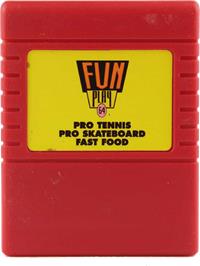 Cartridge artwork for Fun Play on the Commodore 64.