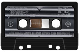Cartridge artwork for Future Bike Simulator on the Commodore 64.