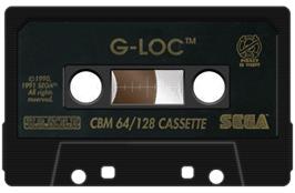 Cartridge artwork for G-loc R360 on the Commodore 64.