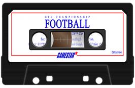 Cartridge artwork for GFL Championship Football on the Commodore 64.