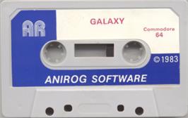 Cartridge artwork for Galaxy (Superbyte) on the Commodore 64.