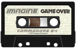 Cartridge artwork for Game Over on the Commodore 64.