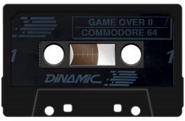 Cartridge artwork for Game Over 2 on the Commodore 64.