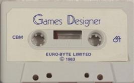 Cartridge artwork for Games Designer on the Commodore 64.