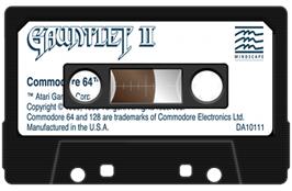 Cartridge artwork for Gauntlet 2 on the Commodore 64.