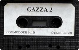 Cartridge artwork for Gazza 2 on the Commodore 64.