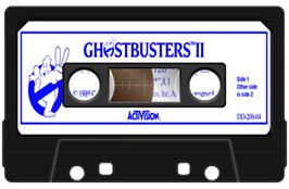 Cartridge artwork for Ghostbusters 2 on the Commodore 64.