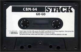 Cartridge artwork for Go on the Commodore 64.