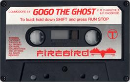 Cartridge artwork for Gogo The Ghost / Spukschloss (Sonnenverlag) on the Commodore 64.
