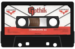 Cartridge artwork for Gothik on the Commodore 64.