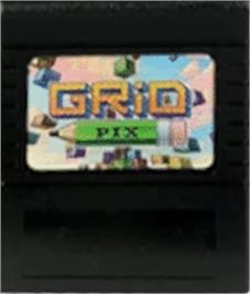 Cartridge artwork for Grid Pix on the Commodore 64.
