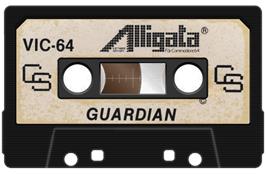 Cartridge artwork for Guardian (Ahoy!) on the Commodore 64.