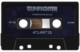 Cartridge artwork for Gunfighter (Fontana Paperbacks) on the Commodore 64.
