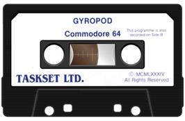 Cartridge artwork for Gyropod on the Commodore 64.